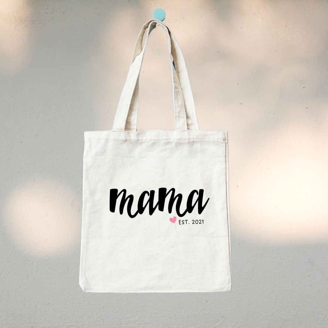 Canvas Tote Bag "Mama" - TinyPrints