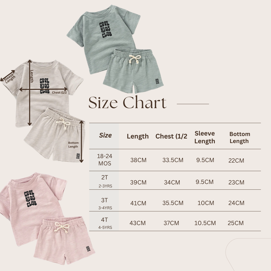 COOL KIDS CLUB | Kids & Toddler Clothing Play Set - TinyPrints