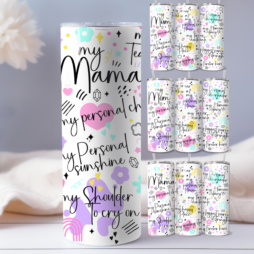 My Mom – 20oz Skinny Tumbler Stainless Steel Insulate Cup - TinyPrints