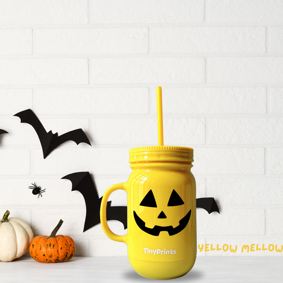 Halloween Faces Double Wall Tumbler - TinyPrints