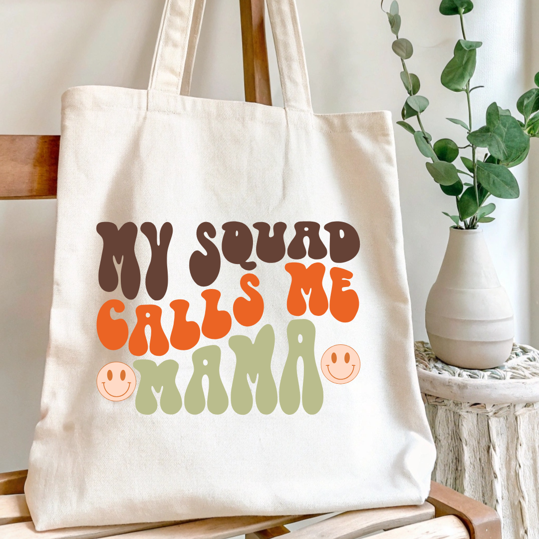Mom Life Canvas Tote Bag - TinyPrints
