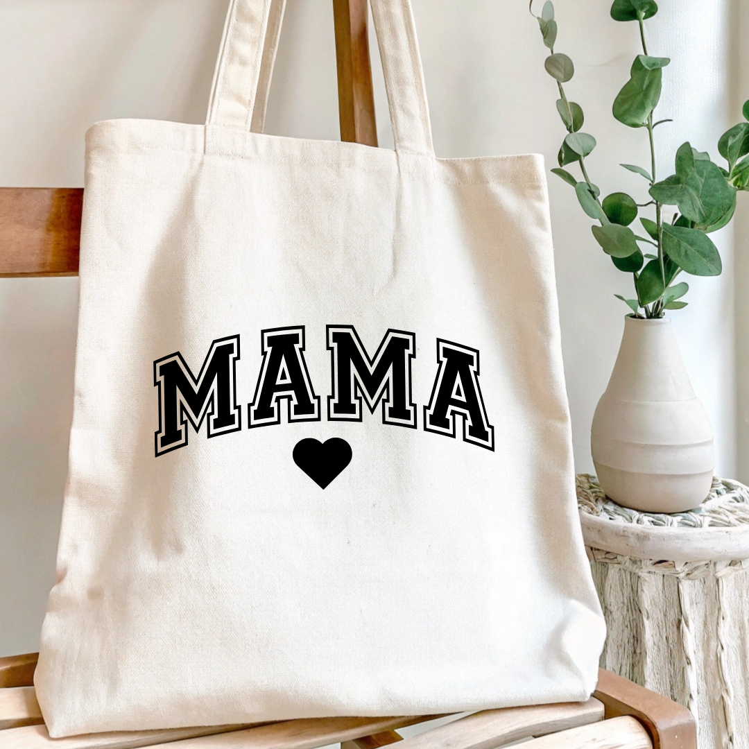 Mom Life Canvas Tote Bag - TinyPrints
