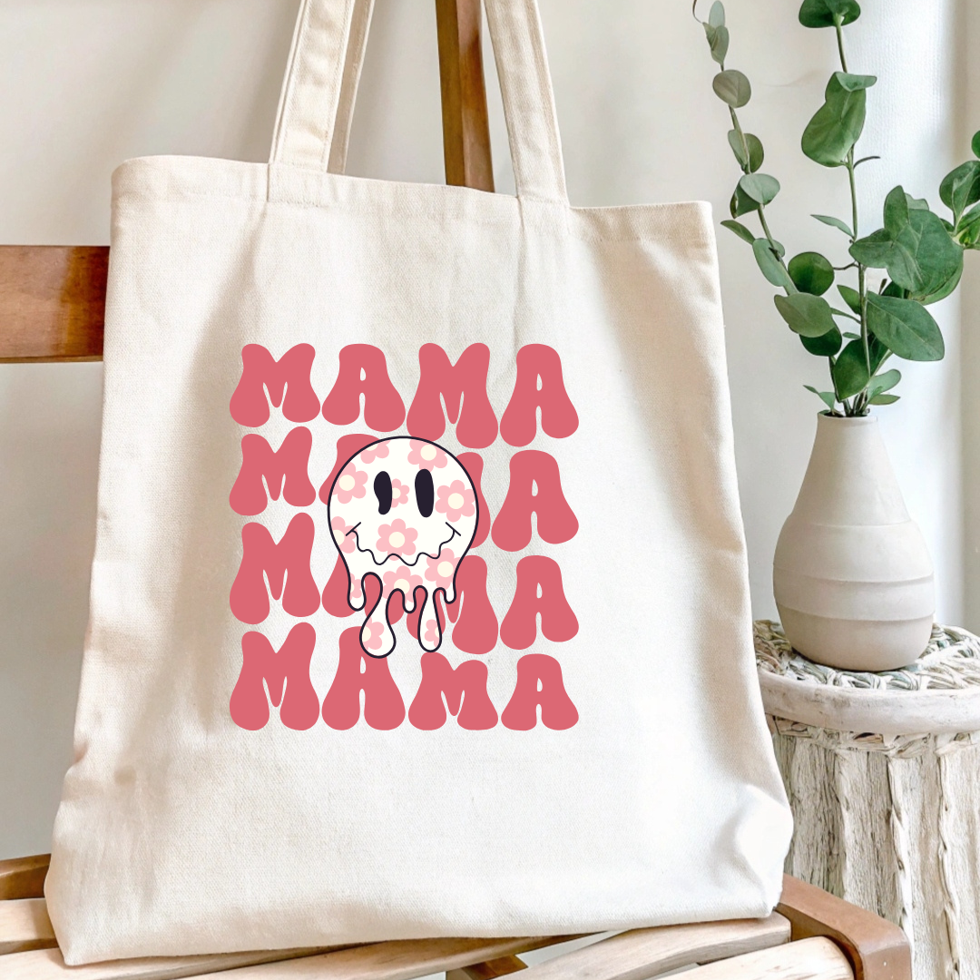 Mom Life Canvas Tote Bag - TinyPrints