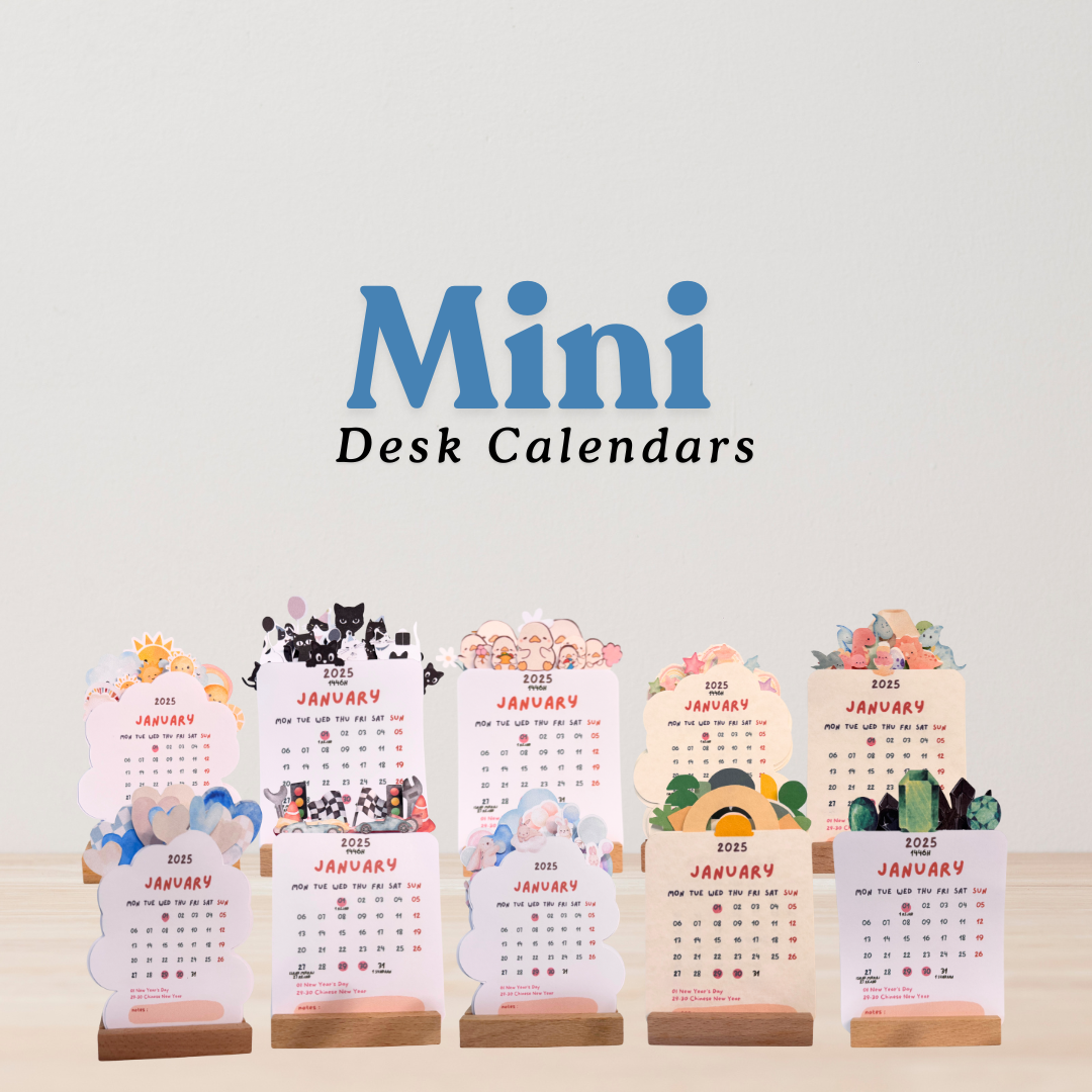 2025 Mini Desk Calendars - TinyPrints