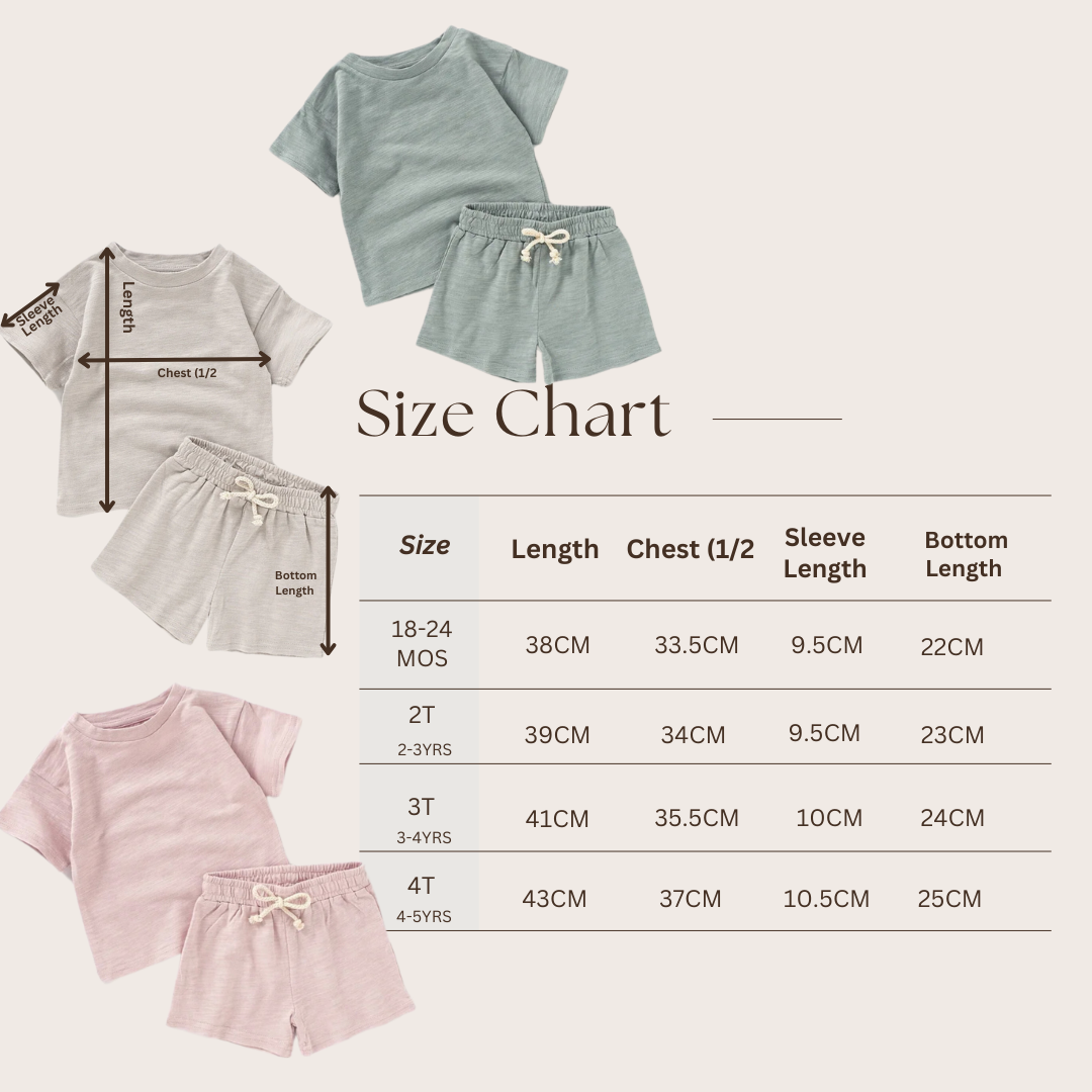 Matching Sibling Outfit Set – Kids & Toddler Playwear Duo - TinyPrints