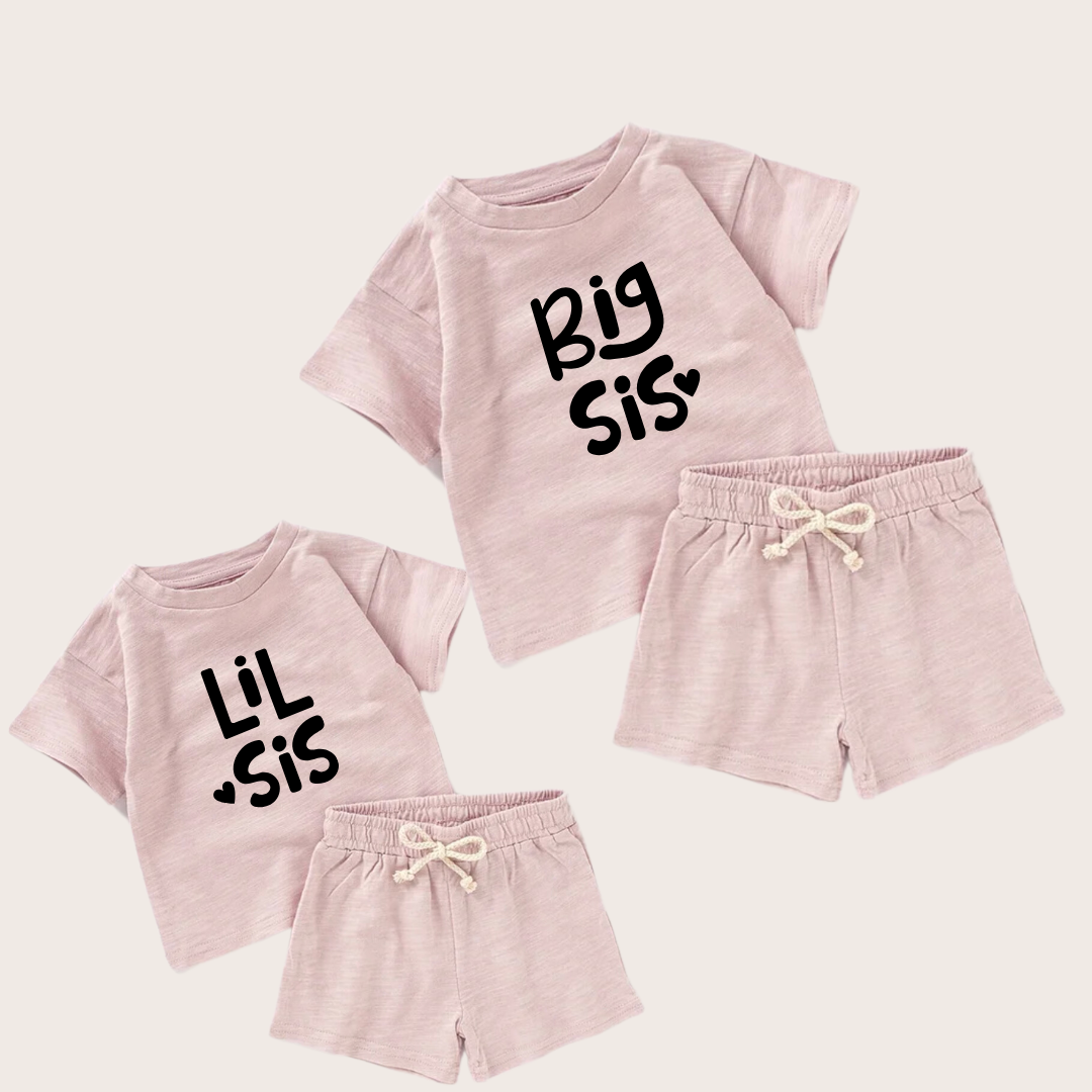 Matching Sibling Outfit Set – Kids & Toddler Playwear Duo - TinyPrints