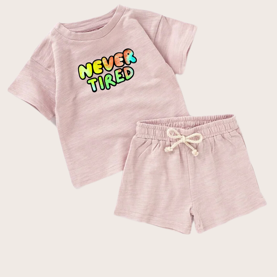 NEVER TIRED | Kids & Toddler Clothing Play Set - TinyPrints