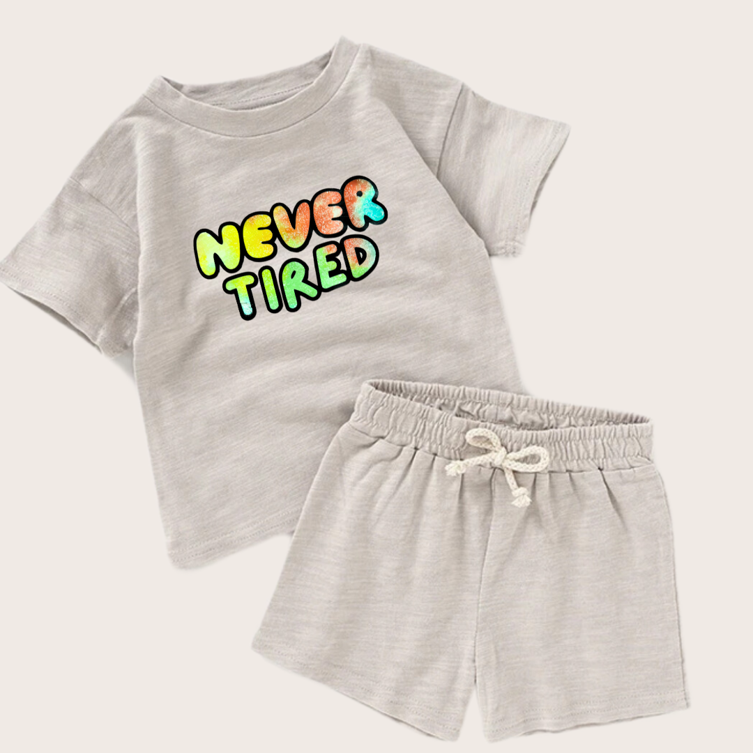 NEVER TIRED | Kids & Toddler Clothing Play Set - TinyPrints