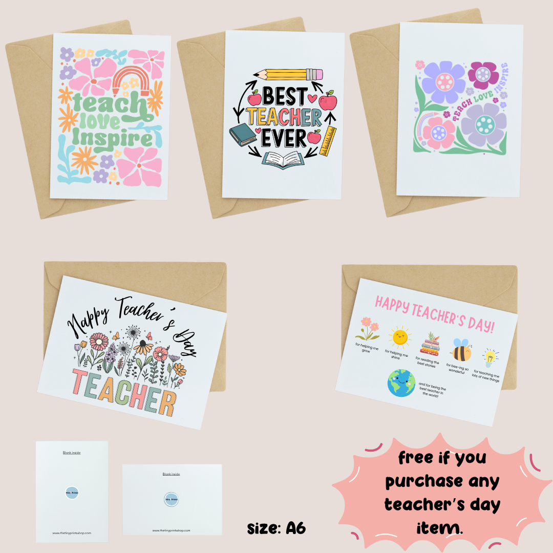 Teacher Canvas Tote Bag - TinyPrints