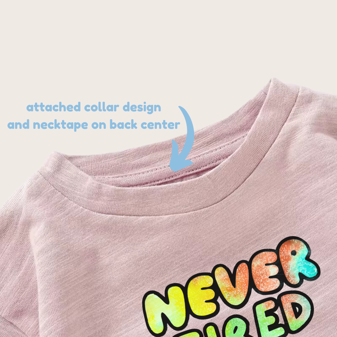 NEVER TIRED | Kids & Toddler Clothing Play Set - TinyPrints