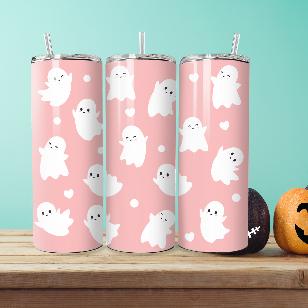 Halloween Insulated Stainless Steel Double Wall Tumbler with Straw and Lid | 20 0z - TinyPrints