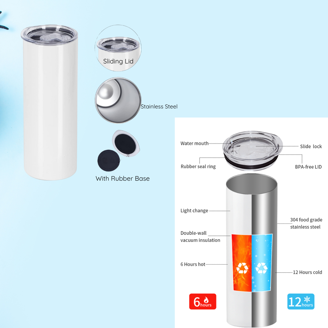 Halloween Insulated Stainless Steel Double Wall Tumbler with Straw and Lid | 20 0z - TinyPrints